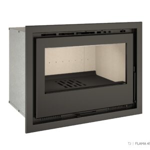 Inserto camino Flama 49×70 cm 4 stelle CONTO TERMICO VENTILATO E CANALIZZABILE