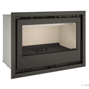 Inserto camino Flama 80 cm 4 stelle CONTO TERMICO VENTILATO E CANALIZZABILE