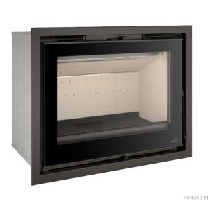Inserto camino a legna Ferlux F-800 5 STELLE ventilato e canalizzabile CONTO TERMICO