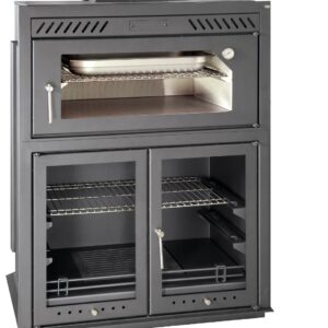 Camino con forno ferlux practic 80